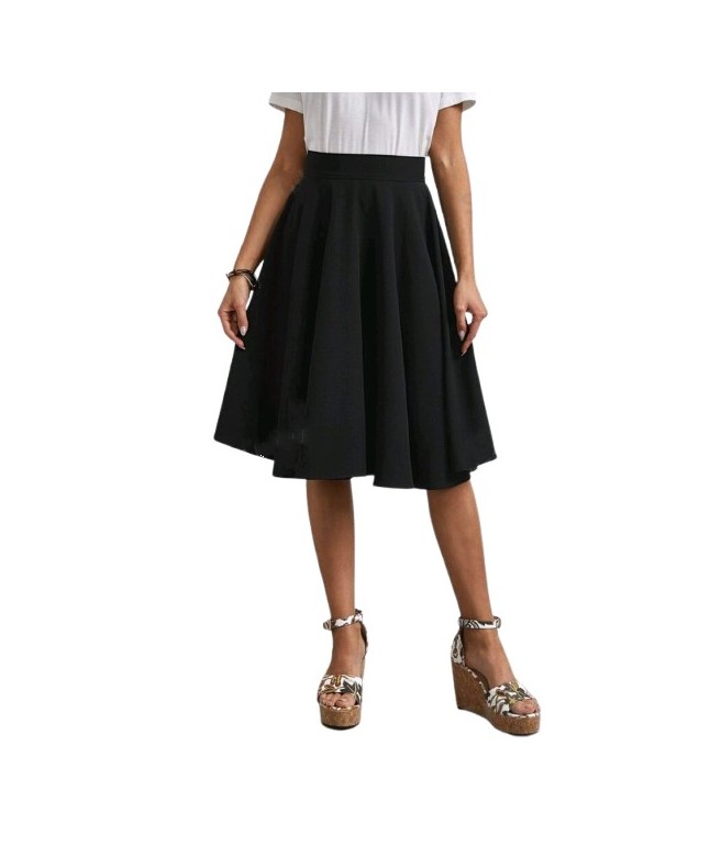 Fusta midi negru